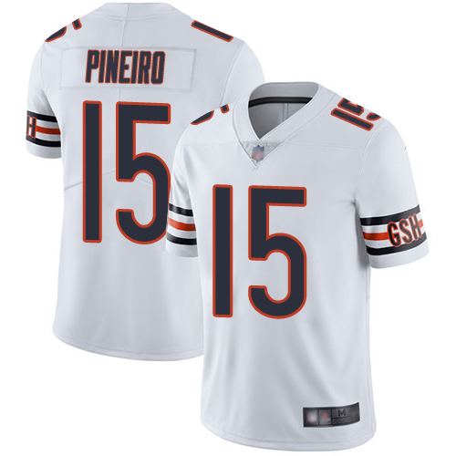 Chicago Bears Limited White Men Eddy Pineiro Road Jersey NFL Football 15 Vapor Untouchable